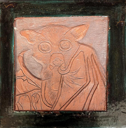 Baby Bat Mosaics Tile